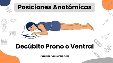 Representación de la posición Prono con rodillos de apoyo