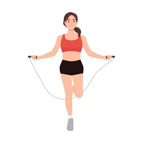 Ilustración de una persona saltando a la comba con diferentes técnicas (pies juntos, alternando, cruzando).