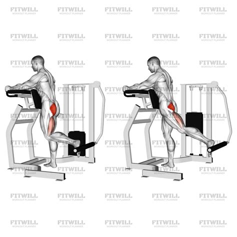 Diagrama de la máquina multicadera con indicación de la posición correcta del carrete y la pierna.