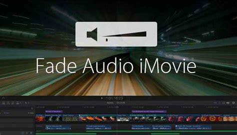 Onda de audio en iMovie con indicaciones de volumen y color